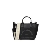 Karl Lagerfeld Nakupovalna torba Karl Lagerfeld Cabas Mini Cuir Noir črna