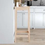 shumee Barska miza 50x50x110 cm trdna borovina