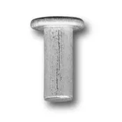 Greatstore Aluminijasta trdna zakovica s poglobljeno glavo 4,0*8 mm
