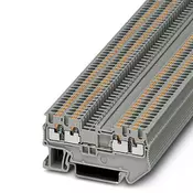 Phoenix Contact PT 1,5/S-QUATTRO - prevodna vrstna sponka PT 1,5/S-QUATTRO Phoenix Contact sive barve, vsebina: 50 kosov
