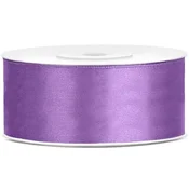 Trak satenast trak LAVENDER vijoličen dekorativni okrasni 25 mm 25 m