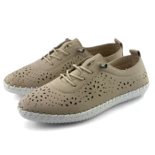 Mona Shoes Ženske patike, Kožne, Bež