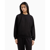 Armani Exchange za ženske. XW000826AF13397UC001 Mikina z izrezom črna (XL), Črna, Priložnostno, Šport, Večnamenski