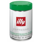 ILLY brezkofeinska kava v zrnu, 250 g