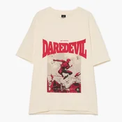 Cropp - Majica s potiskom Daredevil - kremna