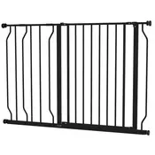 Homestar Varnostna vrata nastavljive dolžine 75-115 cm črna