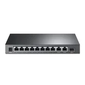 TP-Link TL-SL1311MP 8xFE POE+ 124W 2xGb nonPOE, 1xSFP CCTV stikalo TL-SL1311MP