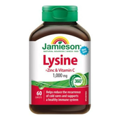 Jamieson Lizin 1000 mg s cinkom in vitaminom C 60tbl.