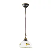 Kolarz 731.30.129 - Visilica na sajli NONNA 1xE27/75W/230V precnik 30 cm, sa motivom limuna