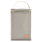 Termo ovitek Beaba Canvas Pearl Grey za posode s hrano siv