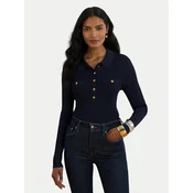 LAUREN RALPH LAUREN Pulover 200P03459001 Mornarsko modra Slim Fit