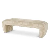Casa Padrino luxury bench sand 144 cm - Bedroom & hotel furniture