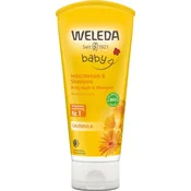 WELEDA Šampon i gel za tuširanje od nevena za bebe 200ml