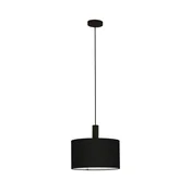 Eglo 33354 - Viseča svetilka na kablu AMANI 1xE27/60W/230V, premer 38 cm, črna