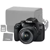 Canon EOS 2000D + Objektiv 18-55 IS + Torba SB130 + Kartica 16GB