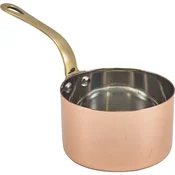 GENWARE servirna posoda iz nerjavečega jekla, 52 mm, dolžina: 190 mm, širina: 93 mm, bakrena