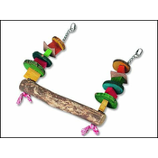 eoshop Igrača FLAMINGO lestev s kroglami lesena 1 kos