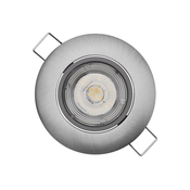 EMOS LED Exclusive stropna svjetiljka, srebrna, neutralno bijela (5 W)