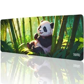 TILT Podloga za miško Panda in okusna bambusova podloga 80x30