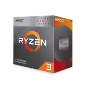 CPU AMD Ryzen 3 3200G, 3.6GHz (4.0GHz), Radeon™ Vega 8, 4 cores, AM4, BOX