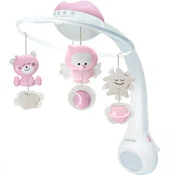 Infantino Muzicka vrteška za krevetac, 41x12x30.5cm, Roze-bela