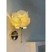 OPVIQ Krem - zlatna zidna lampa APG0007