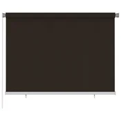 Vanjska roleta za zamracivanje 200 x 140 cm smeda HDPE