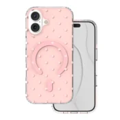 PolkaPop MagSafe ovitek za iPhone 17 roza