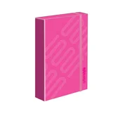 S-Cool Fascikla sa gumom Premium Fallin stars 31x24x4.5cm, SC2767, Roze