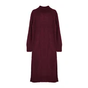 Trendyol Pletena obleka bordo