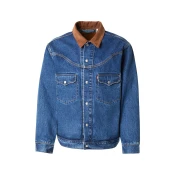 LEVIS  Prehodna jakna Western Shorthorn Trucker Jacket moder denim