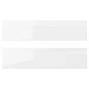 VOXTORP Front fioke, v. sjaj bela, 40x10 cm