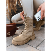Botki damskie CALLA khaki Dstreet
