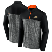 Fanatics Mens Iconic Defender 1/4 Zip Anaheim Ducks Mens Sweatshirt