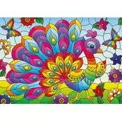 Yazz Puzzle Puzzle Peacock 1000 kosov