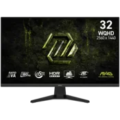 MSI MAG 325QF E18V, 31.5, Rapid VA, 2560 x 1440 (WQHD), 180Hz, 0.5ms, Adaptive Sync, HDR Ready, 2x HDMI 2.0b, 1x DP 1.4a, Tilt, VESA