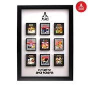 Atari 3D stenska dekoracija - zbirka igralnih kartuš