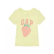Gap Majica 710285-03 Rumena Regular Fit
