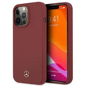 Mercedes etui Silicone Line za iPhone 13 Pro Max - rdeča