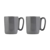 Vialli Design Set keramickih šolja za kafu Fuori, 80 ml, Sivi