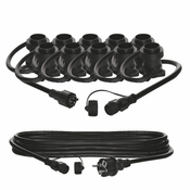 EMOS Lighting Svetlobna veriga osnovni set 10x Party žarnice E27 DCPZ01