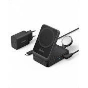 ANKER MagGo (15W, Foldable 3-in-1) - Black