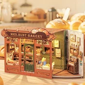 Miniaturna hišica Book Nook - pekarna gospe Hunt*
