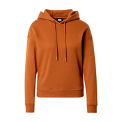 Womens hooded caramel