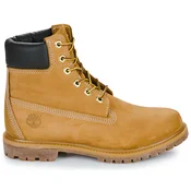 TIMBERLAND Gležnarji z vezalkami 6-inch Premium sepija/črna