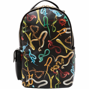 Nahrbtnik TOILETPAPER SNAKES, 43 cm, črna, Seletti