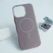 Maska Mag Case Fashion Glitter za iPhone 16 Pro ljubicasta