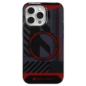 Audi Ovitek Audi IML Sport MagSafe za iPhone 13 Pro Max 6.7 črn/črn trdi ovitek AU-IMLMIP13PM-RSQ/D2-BK