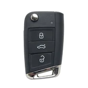 KigoAuto Kucište kljuca sa 3 dugmeta za VW, Mac hu66