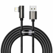 Baseus Legend Mobile Game kutni kabel USB – Lightning 2,4A 1m (CALCS-A019): crni